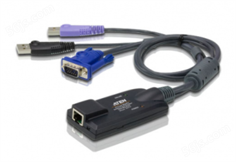 ATEN 宏正 成都 KVM KA7177  USB VGA虚拟媒体电脑端模块+智能卡阅读器