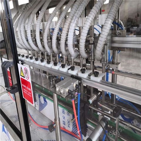 山东机油灌装机械 全自动直线灌装机 成套生产线