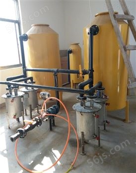 沼气脱硫器300立方废气净化罐厂家施工图